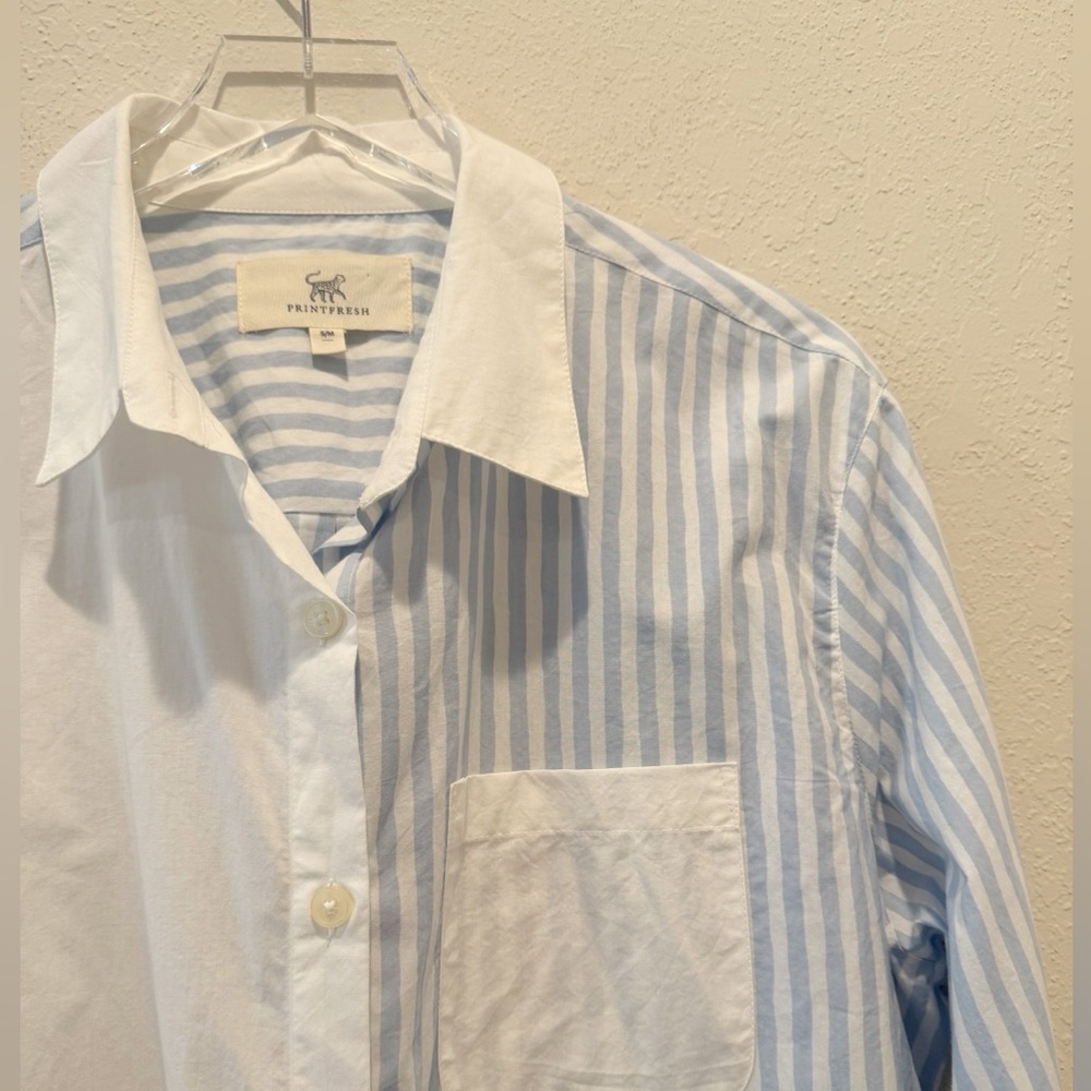 Printfresh Everyday Button Down In Weekend Stripe… - image 6